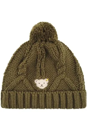 Steiff Jungen Mütze mit Bommel Classic