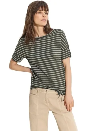 CECIL Damen B321511 Gestreiftes T-Shirt, , XL