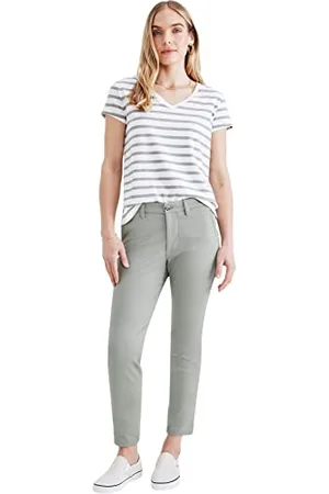 Dockers Damen Weekend Chino Skinny Fit, Tall Casual Pants, , 25