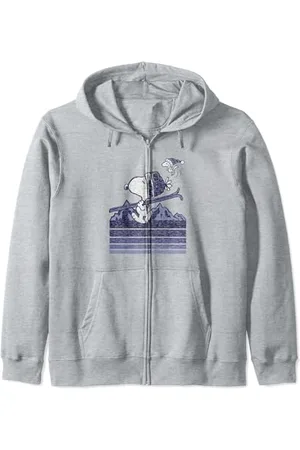 Peanuts Snoopy Woodstock Ski-Streifen Kapuzenjacke