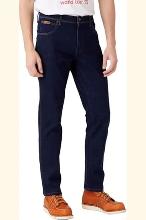 Wrangler Herren Texas Slim Pants, Blau, 33W / 34L EU