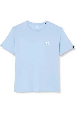 Alpha Industries Herren Basic T Small Logo T-Shirt, Blickdicht, , M