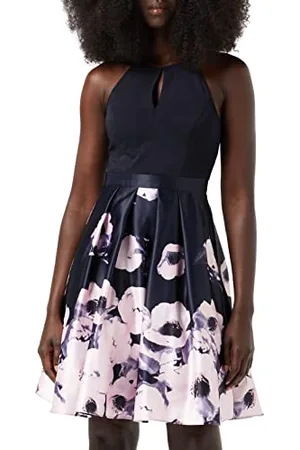 Vera Mont Damen Cocktailkleid mit Blumenprint ,44