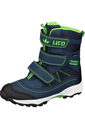 LICO Sundsvall V Jungen Schneestiefel, marine/lemon, 25 EU