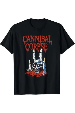 Cannibal Corpse Offizielles Horror-Themed T-Shirt Unisex Klein EU S Halbarm Klassische Passform Crew Neck Pull-On