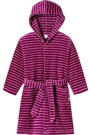 Schiesser Mädchen Bademantel, Lila, 92 EU