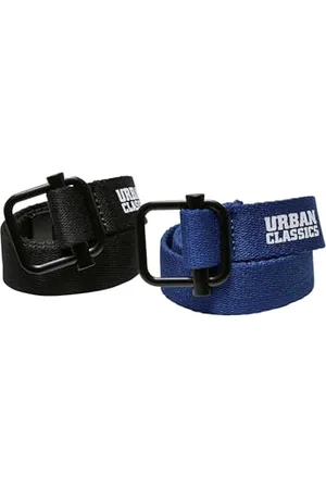 Urban classics Unisex UCK4294-Industrial Canvas Kids 2-Pack Belt, , one Size