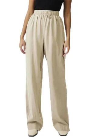 Y.A.S Y.A.S Damen FLAXY HW Linen Pant NOOS Stoffhose, , M