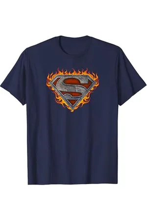 Superman Iron Fire Shield T-Shirt