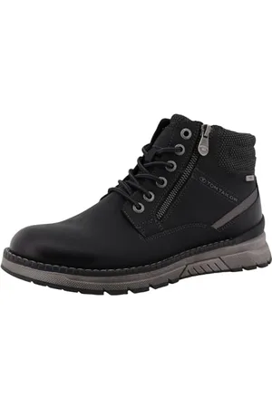 TOM TAILOR Herren 8480020002 Mode-Stiefel, Black, 45 EU