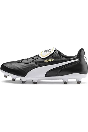 PUMA Unisex King Top FG Fußballschuhe, Black White, 42.5 EU
