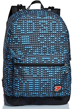 7 for all Mankind Wende-Rucksack, aus nachhaltigem Stoff, Geräumige Schultasche für Teenager, Mädchen & Jungen, 2 wechselbare Muster, für Schule, Sport&Freizeit, Doubleface; mit Ledplatte, , LEDWALL