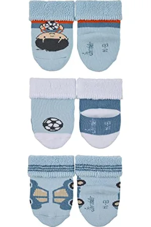 Sterntaler Baby-Jungen Söckchen 3er Fußball Socken, , 18