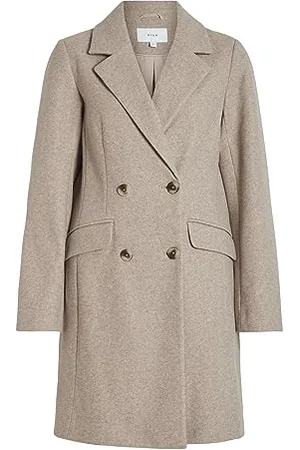 VILA VILUNNA L/S Coat/PB