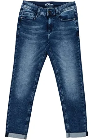 QS by s.Oliver Jungen 2119259 Jeans, Skinny Seattle, Blue, 170 / Slim