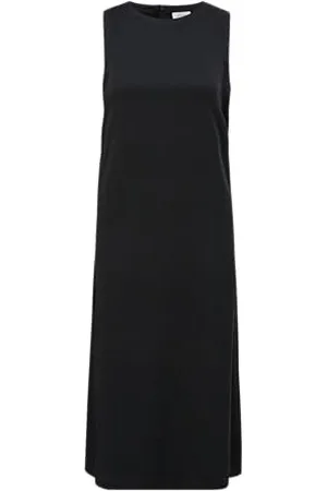 QS by s.Oliver Midi Satin Kleid