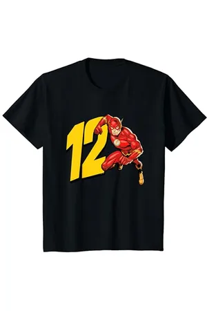 The Flash Kinder Super Hero 12th Birthday T-Shirt