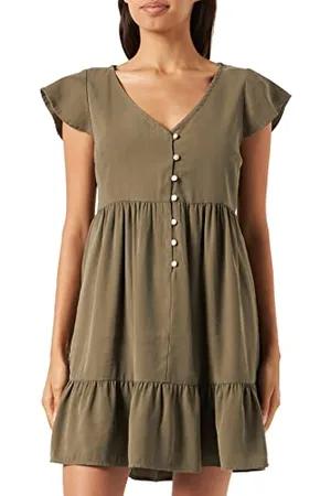 ONLY Damen Onlmago Life S/S Short Dress Pnt, , S