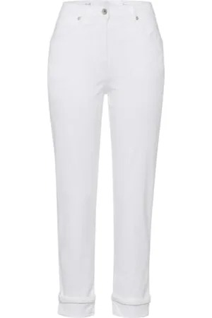 Brax Caren Turn Up Light Coloured Denim