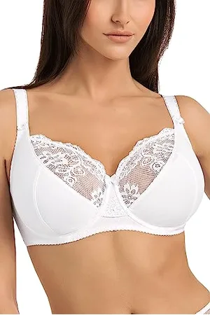 Teyli Damen BH - Minimizer BH Bügel - Baumwolle BH - BH Grosse Grössen - BH Große Brüste - Komfort Starker Halt BH - Damen Bügel Minimizer - Damen BHS Frauen Bra 85F