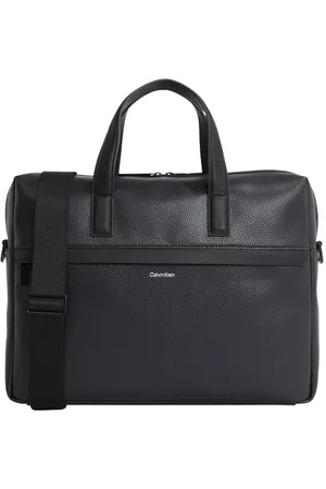Calvin Klein Herren Laptoptasche mit Schultergurt, Schwarz (Ck Black), Einheitsgröße