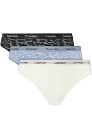 Calvin Klein 3 Pack Brazilian (Low-Rise) Brazilian-Slips Damen, , L