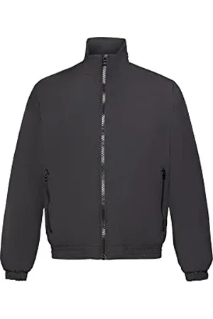 ESPRIT Herren 112CC2G308 Jacke, 001/BLACK, L