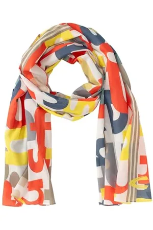 Camel Active Damen Feines Modetuch mit sommerlichem Letter Print womenswear-OS