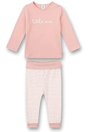 Sanetta Baby - Mädchen Schlafanzug Lang Rosa Baby und Kleinkind Schlafanz ge, , 86 EU