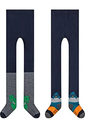 Camano Unisex Kinder 1136005000-Kinder ca-Soft Organic Cotton Strumpfhosen 2 Paar, Größe 98/104, Farbe Tights, 98 cm