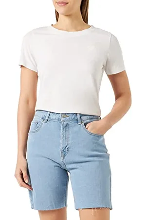 JACK & JONES Damen Jjxx Jxhazel Hw Long Rh Akm Denim Ln Shorts, , L EU