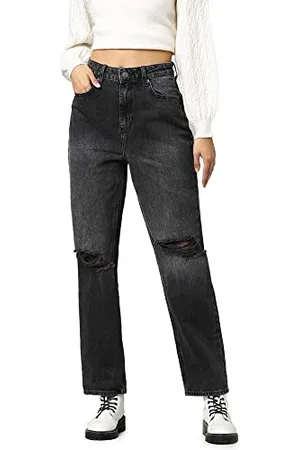 ONLY Damen Onlrobyn Ex Hw STR L Ak des Cro086 Noos Jeans, , 31W / 30L EU
