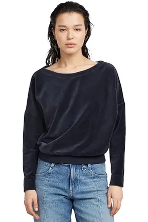 G-Star RAW Batwing Velvet Loose Sweat