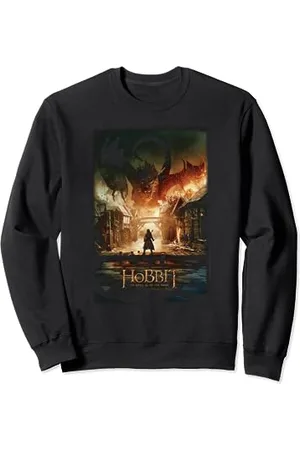 Warner Bros. Hobbit Smaug Poster Black Sweatshirt