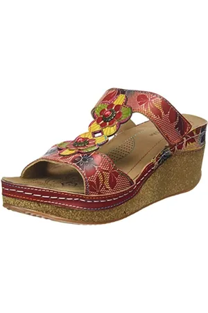 LAURA VITA Damen Dino 08 Mule, Rouge, 40 EU