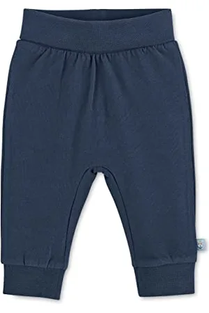 Sterntaler Baby-Jungen GOTS Hose Emmi - Kinder-Hose Mit "Mitwachsbund" Und Stickerei - , 50