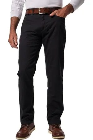 JP 1880 Herren große Größen Übergrößen Menswear L-8XL 5-Pocket Hose, elastischer Bund, Regular Fit 52 717157730-52