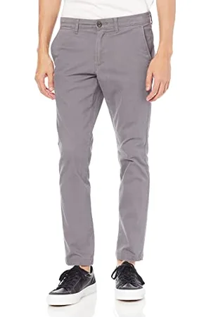 Amazon Herren Legere Stretch-Chinohose mit Enger Passform, , 35W / 32L