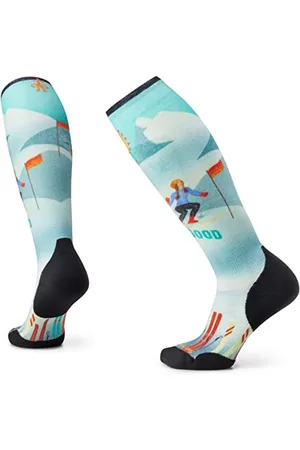 Smartwool Damen Targeted Cushion Pattern OTC Skisocken mit Snow Bunny-Print, , 42