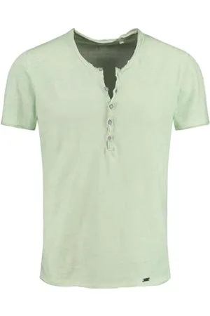 Key Largo Men T-Shirt MT Lemonade Button