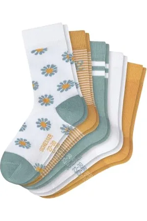 Schiesser Mädchen Kinder 5 Pack Kids Strümpfe - Größe 19 Bis 34 Socken, , 31-34 EU