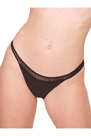Sloggi Damen GO Ribbed Tanga C2P, BLACK, XL
