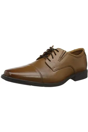 Clarks Herren Tilden Cap Derby Oxford-Schuh, Braun, 41.5 EU