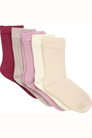 Minymo Unisex Kids Ankle Bamboo (5-Pack) Socken aus Bambus-Viscose, Orchid Haze, 27 (5er Pack)