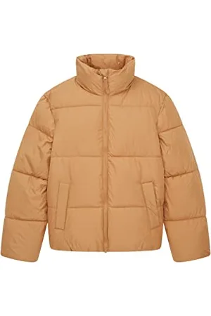 TOM TAILOR Mädchen Kinder Winterjacke mit Steppung 1033326, Beige, 164