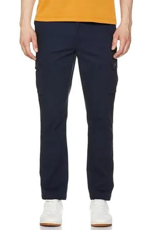 Amazon Herren Gerade geschnittene Stretch-Cargohose (erhältlich in Big & Tall), , 35W / 28L