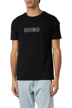 HUGO BOSS BOSS Men Brush Logo T-Shirt , L