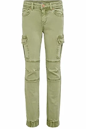 ONLY Mädchen Konmissouri Reg ANK Life Cargo PNT Noos Jeans, , 134 EU