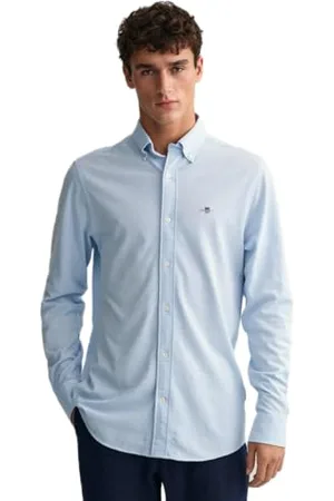 GANT Herren Reg Jersey Pique Shirt Klassisches Hemd, , XL EU