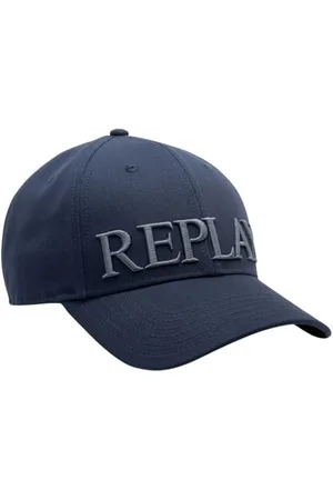 Replay Unisex Baseball Cap aus Baumwolle, Blau (Dress Blues 0724), OneSize
